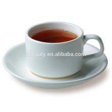 Taza de café de porcelana taza taza de cerámica de 220cc y platillo